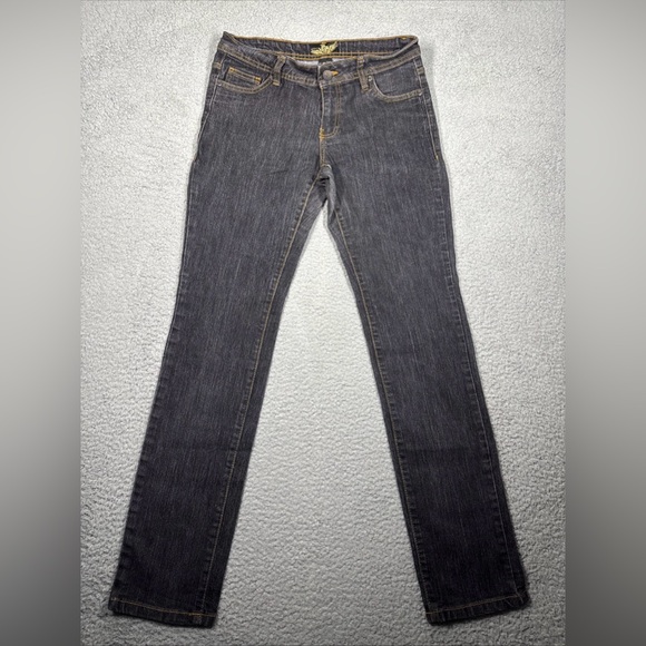 Soho Babe Love Life Women Blue Denim Jeans 7 Beautiful Multi Colored Patchwork - Picture 1 of 15